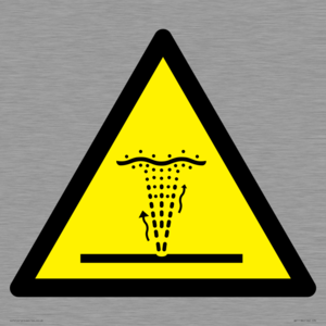 W515 Warning: Geyser (water/air) water jet